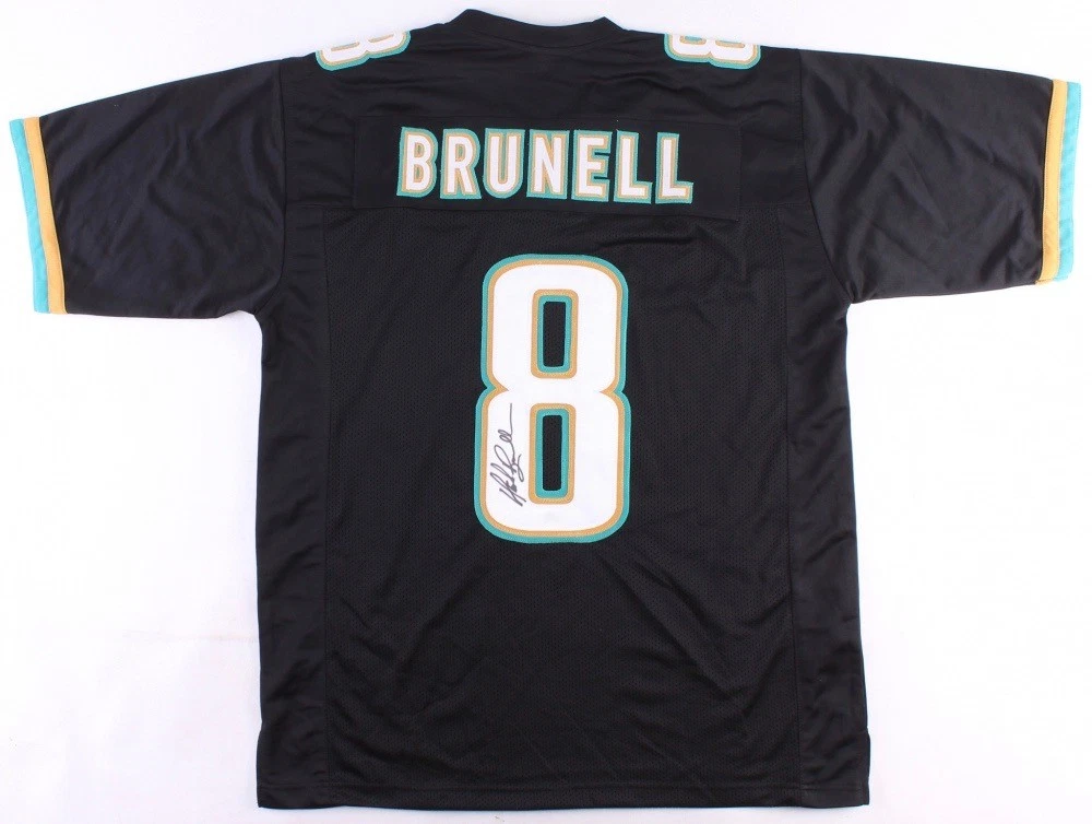 MARK BRUNELL AUTOGRAPHED CUSTOM JERSEY (JACKSONVILLE JAGUARS) - JSA COA!