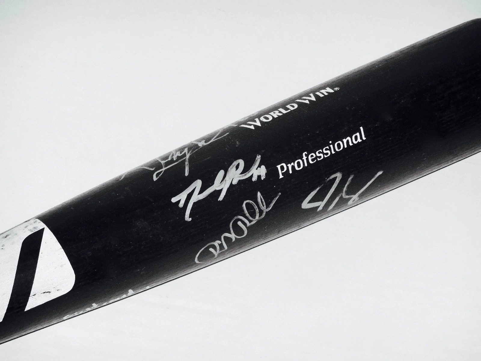 2007 #1 DRAFT PICKS AUTOGRAPHED BAT - David Price, Rick Porcello, Ben Revere,