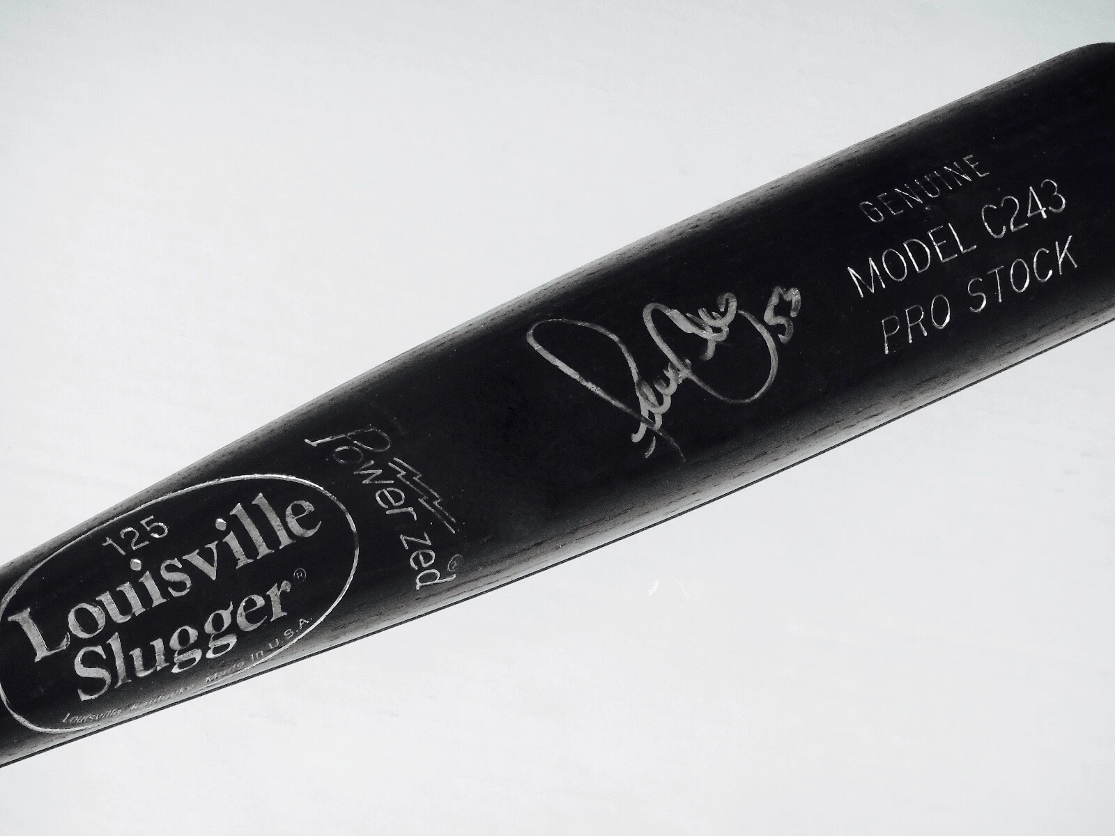 ALEX COBB AUTOGRAPHED BAT (BALTIMORE ORIOLES) - Spring Training Used Bat!