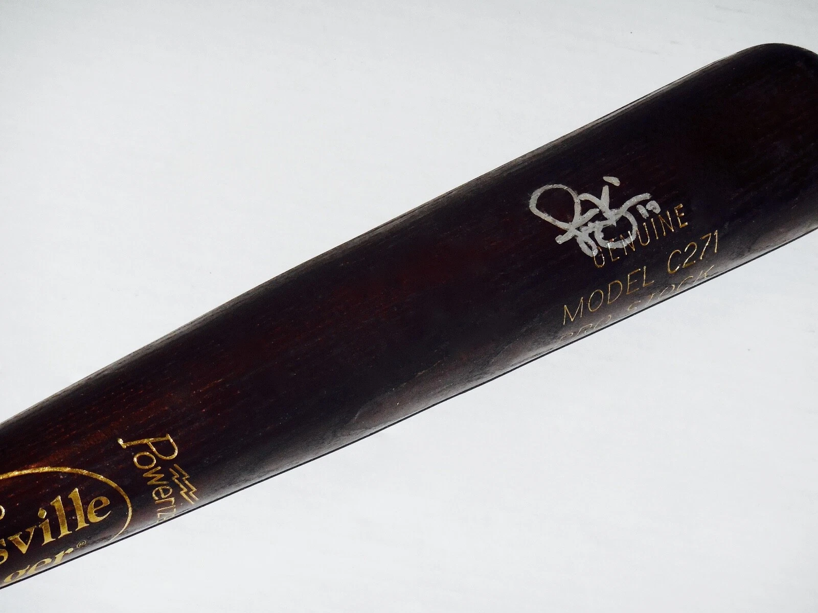 SCOTT KAZMIR AUTOGRAPHED BAT (TAMPA BAY RAYS) - Spring Training Used Bat!