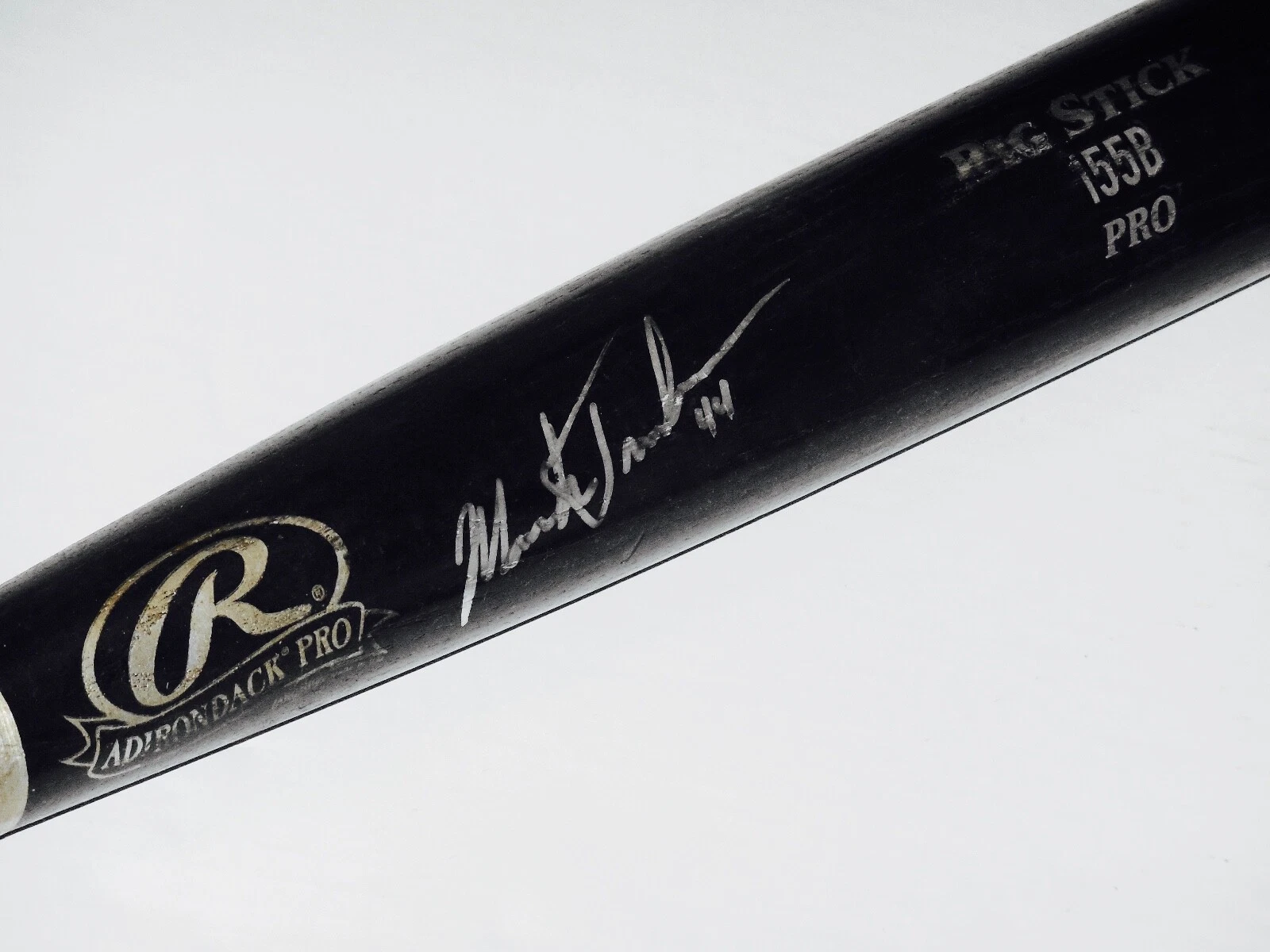 MARK TRUMBO AUTOGRAPHED BAT (BALTIMORE ORIOLES) - Spring Training Used Bat!