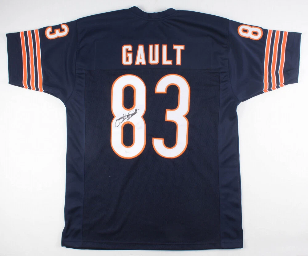 WILLIE GAULT AUTOGRAPHED CUSTOM JERSEY (CHICAGO BEARS) - JSA COA!