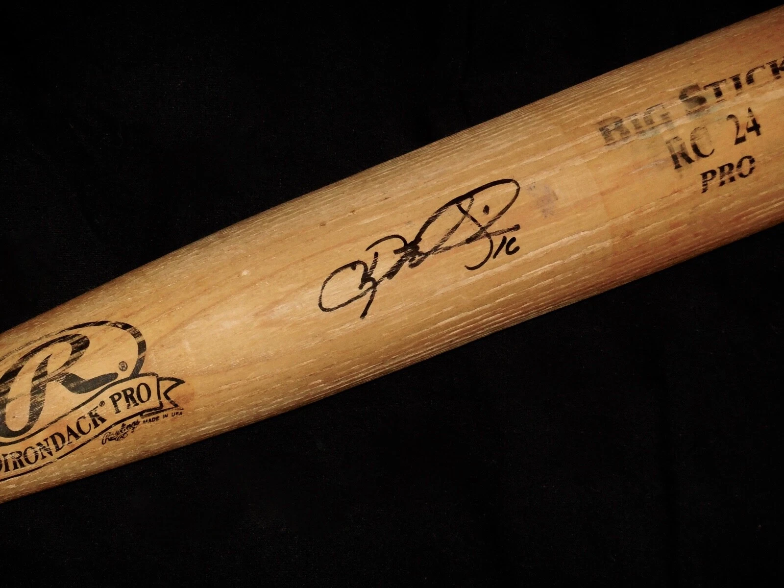 DOUG MIENTKIEWICZ AUTOGRAPHED BAT (BOSTON RED SOX) - Spring Training Used Bat!