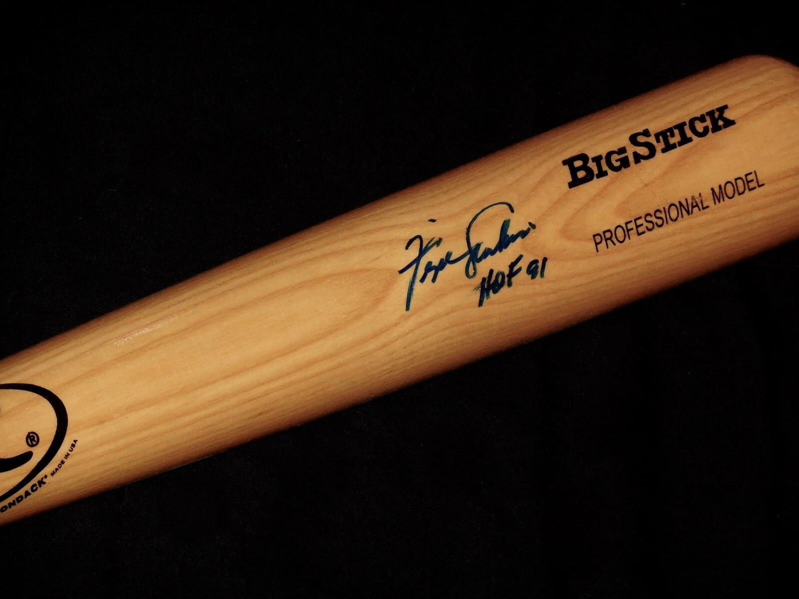 FERGUSON JENKINS AUTOGRAPHED RAWLINGS BAT (CHICAGO CUBS) - W/ COA!