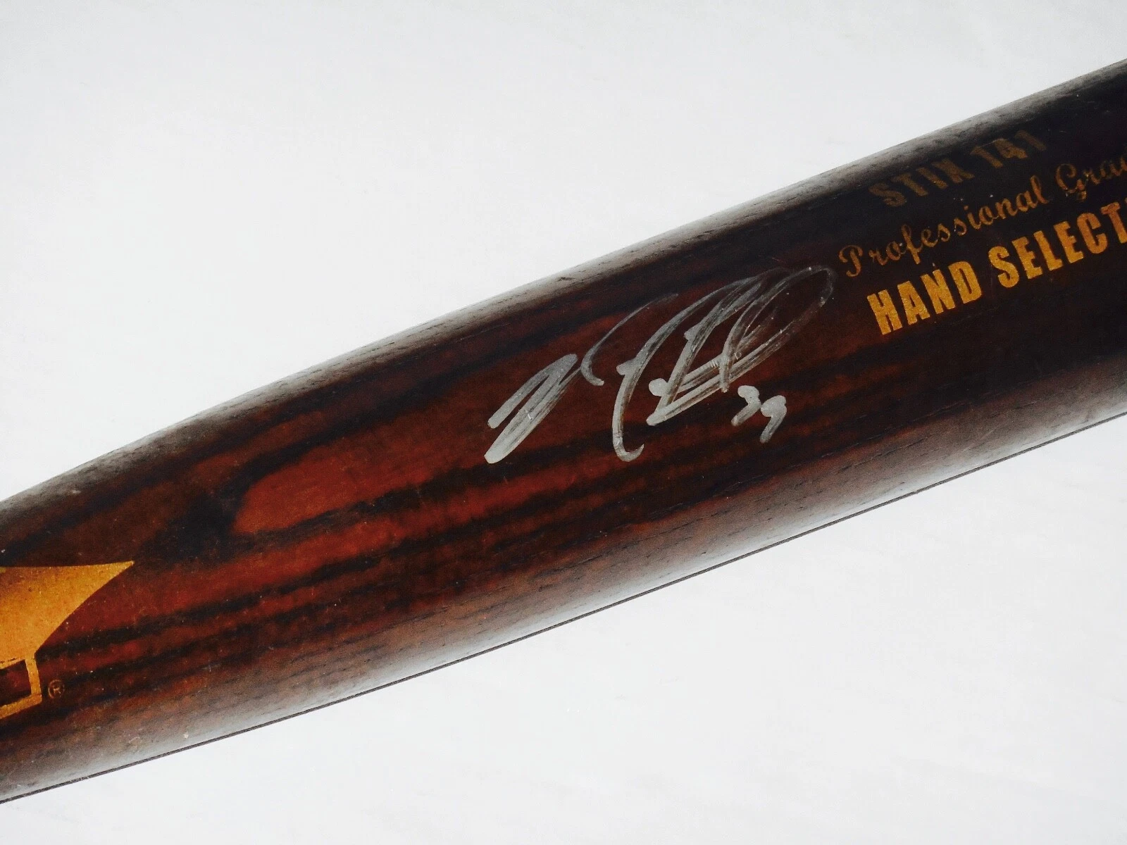 NICK CIUFFO AUTOGRAPHED BAT (TAMPA BAY RAYS) - Spring Training Used Bat!