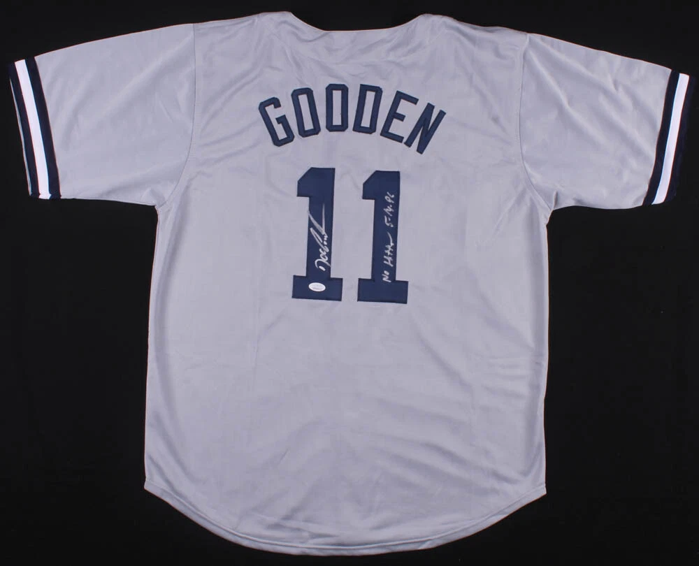 DWIGHT GOODEN AUTOGRAPHED CUSTOM JERSEY (NEW YORK YANKEES) - JSA COA!