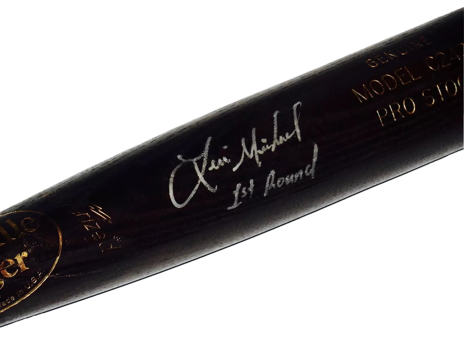 LEVI MICHAEL AUTOGRAPHED BAT (MINNESOTA TWINS) - Spring Training Used Bat!