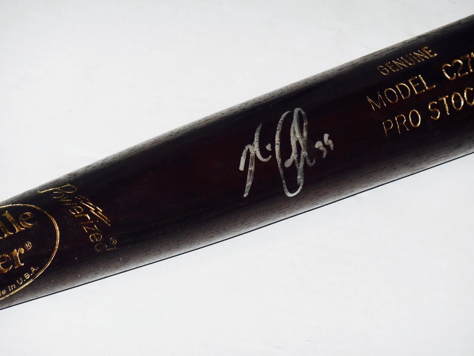 NICK CIUFFO AUTOGRAPHED BAT (TAMPA BAY RAYS) - Spring Training Used Bat!