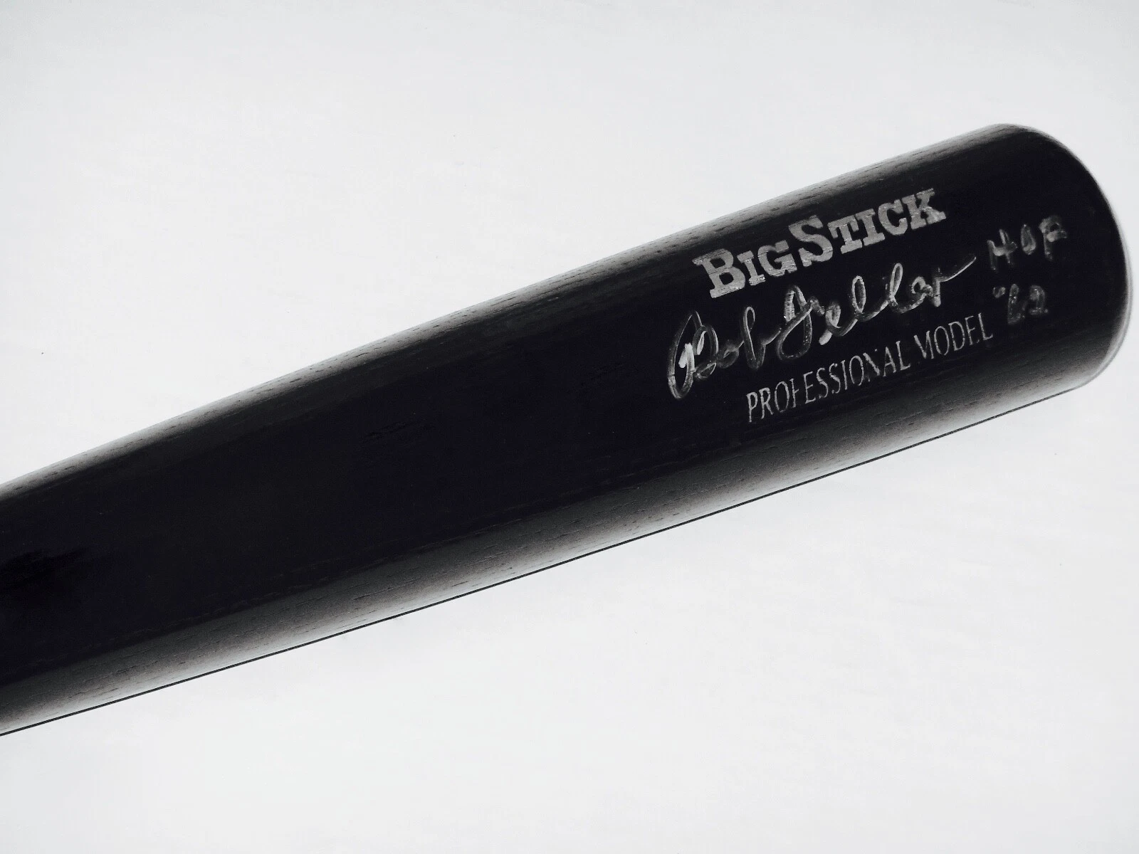 BOB FELLER AUTOGRAPHED RAWLINGS BAT (CLEVELAND INDIANS) - W/ COA!