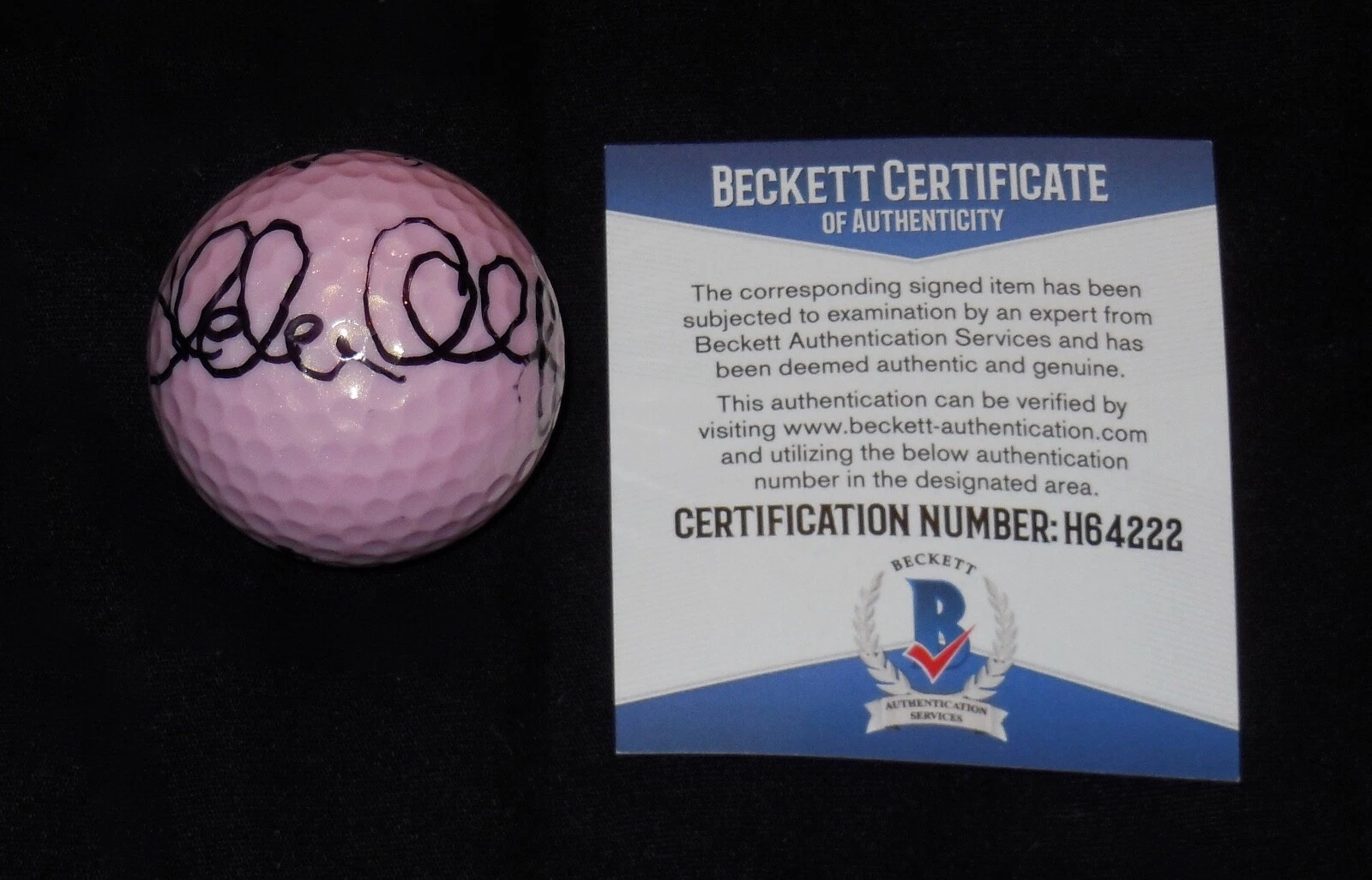 HELEN ALFREDSSON AUTOGRAPHED GOLF BALL (1993 ANA INSPIRATION WINNER) - BAS COA!