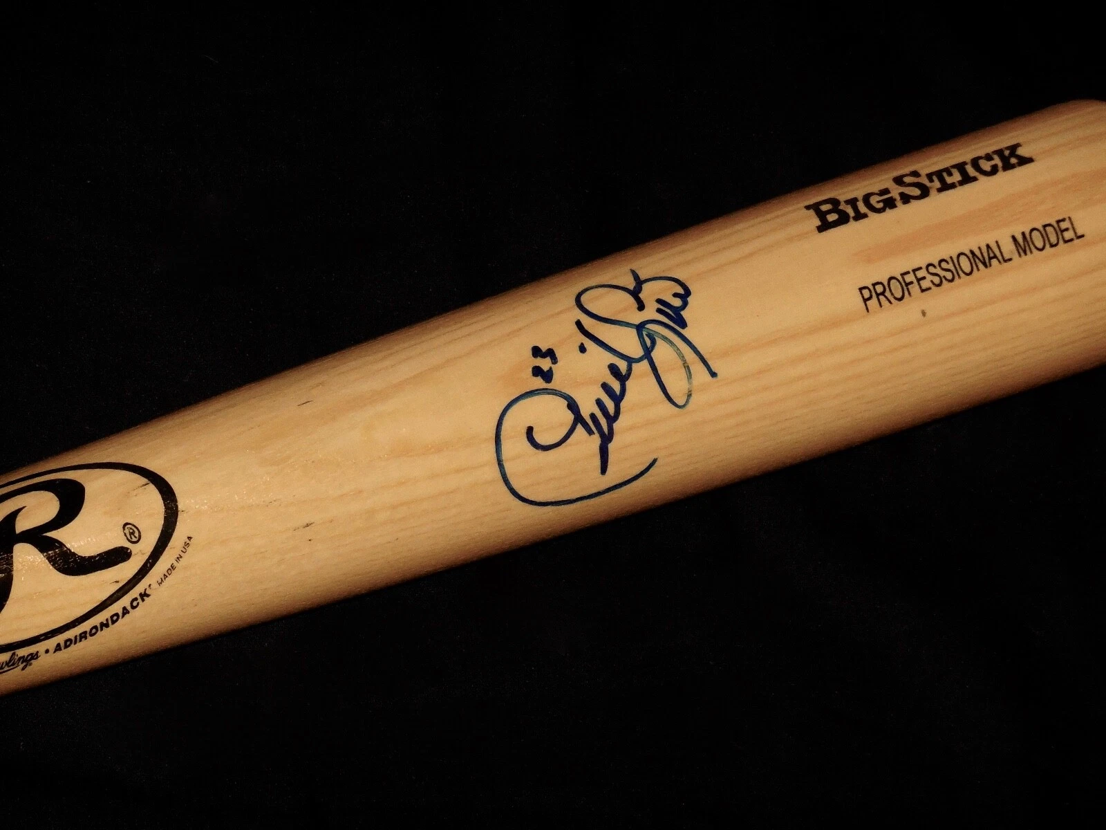 DAVID SEGUI AUTOGRAPHED RAWLINGS BAT (BALTIMORE ORIOLES) - W/ COA!