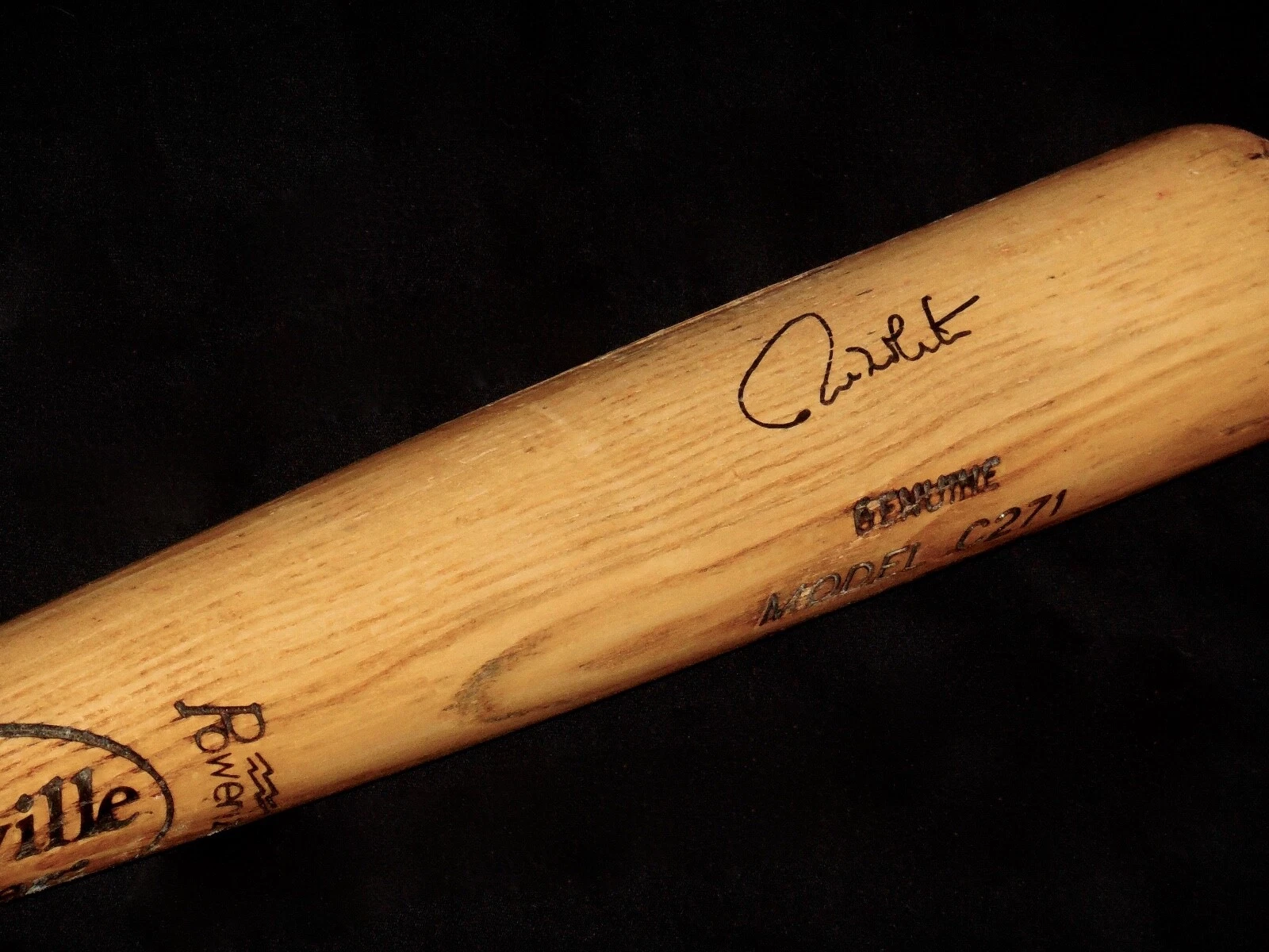 PAUL MOLITOR AUTOGRAPHED BAT (MINNESOTA TWINS) - Spring Training Used Bat!