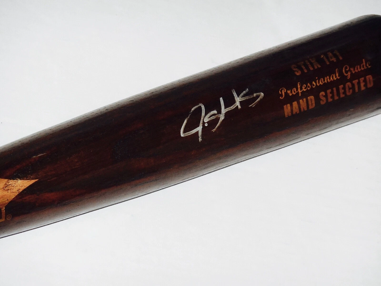 JAMES SHIELDS AUTOGRAPHED BAT (TAMPA BAY RAYS) - Spring Training Used Bat!