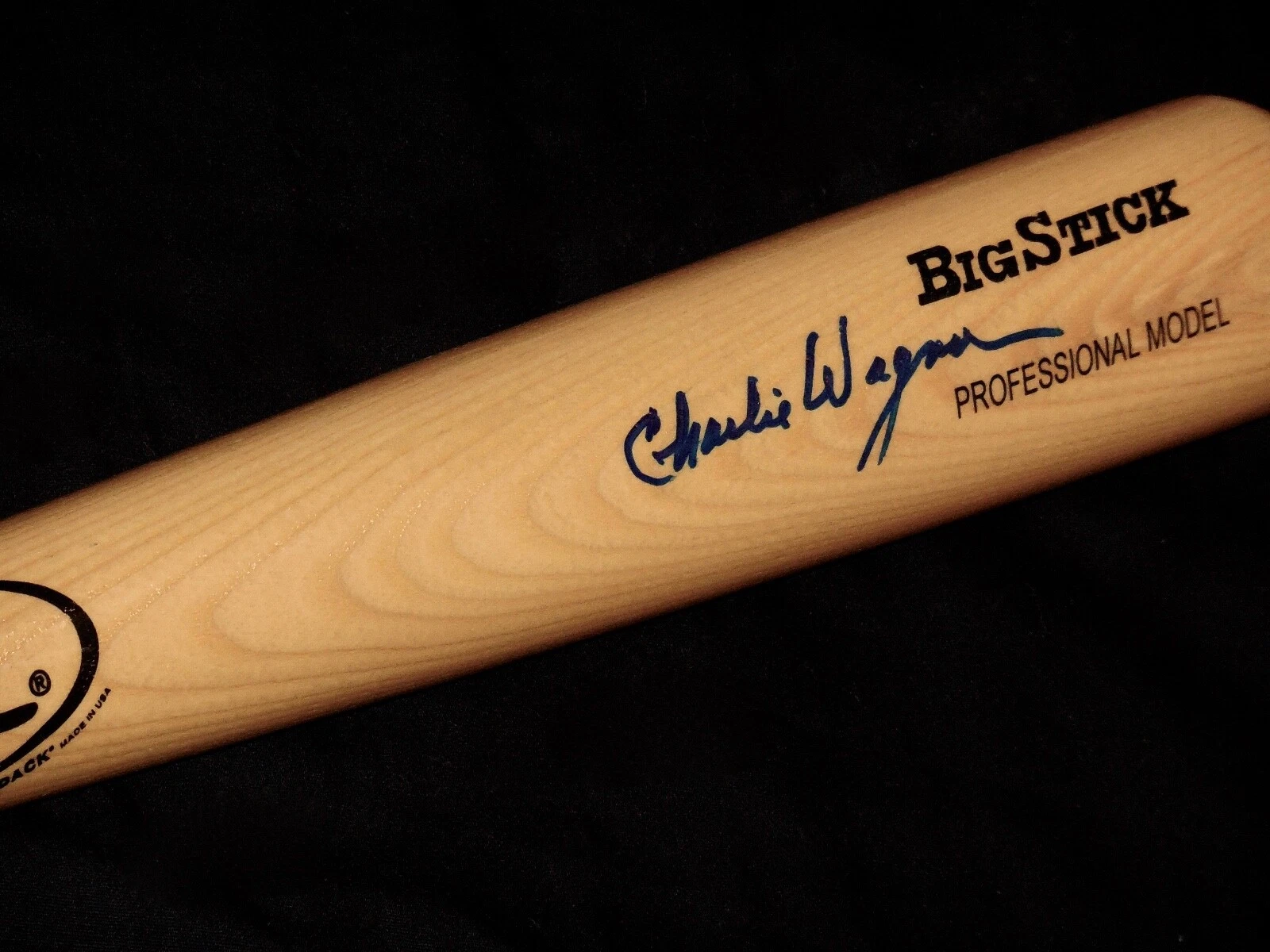 CHARLIE WAGNER AUTOGRAPHED RAWLINGS BAT (BOSTON RED SOX) - W/ COA!