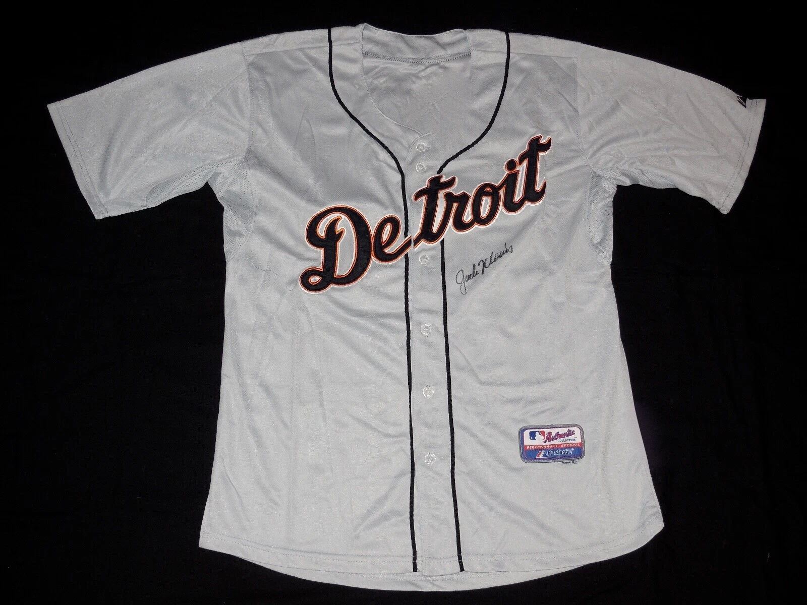 JACK MORRIS AUTOGRAPHED JERSEY (DETROIT TIGERS) - HOF 2018!