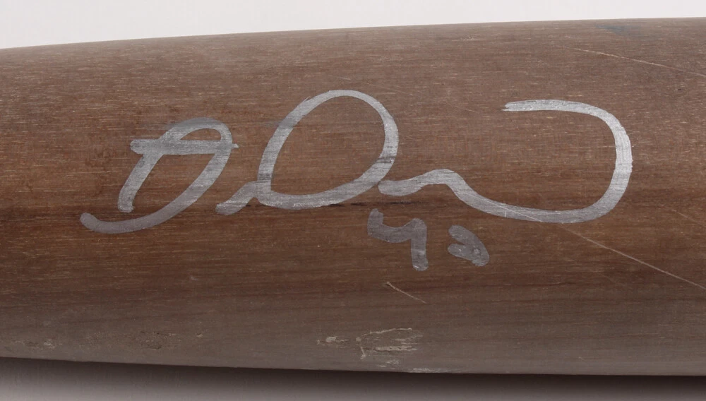 MIGUEL MONTERO AUTOGRAPHED BAT (CHICAGO CUBS) - Spring Training Used Bat! - JSA!