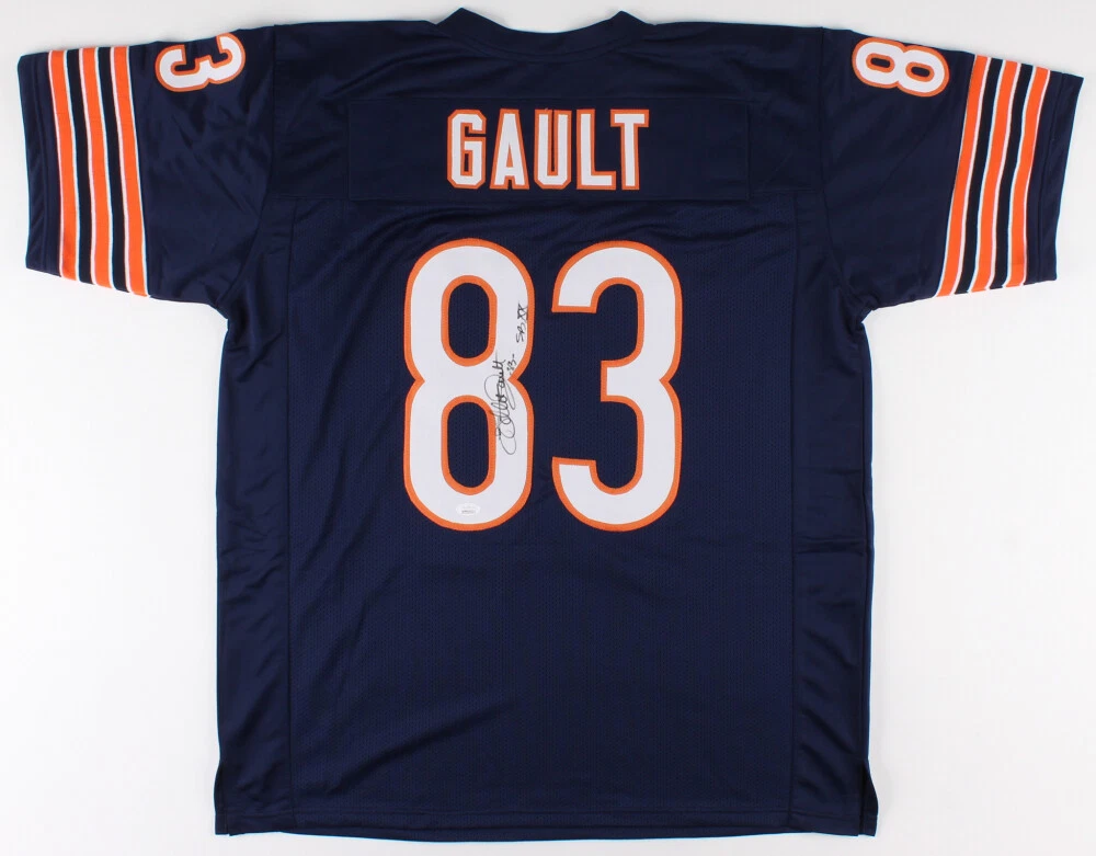 WILLIE GAULT AUTOGRAPHED CUSTOM JERSEY (CHICAGO BEARS) - JSA COA!