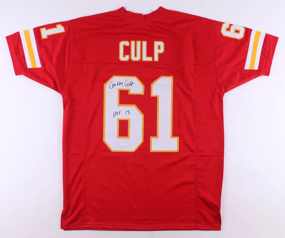 CURLEY CULP AUTOGRAPHED CUSTOM JERSEY (KANSAS CITY CHIEFS) - JSA COA!
