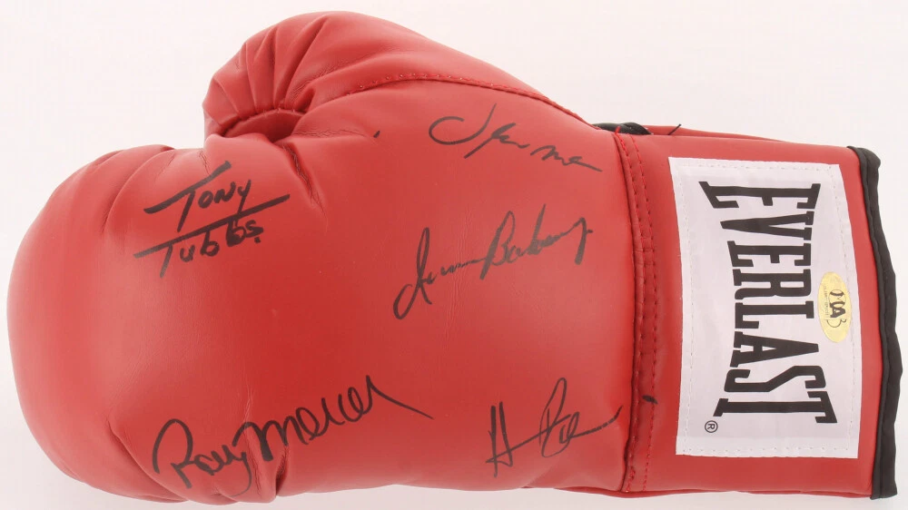 BOXING CHAMPIONS AUTOGRAPHED GLOVE - Mercer, Tubbs, Rahman, McCall, & Barkley!