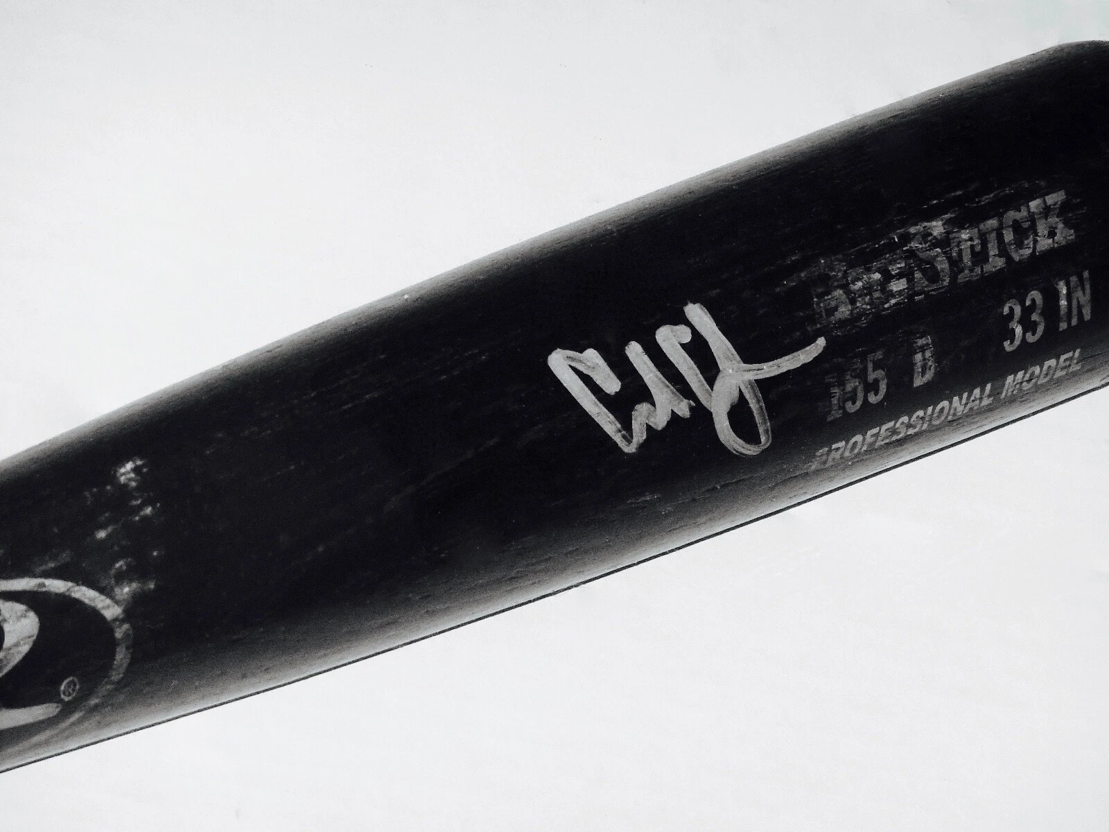 CARL CRAWFORD AUTOGRAPHED BAT (TAMPA BAY RAYS) - Spring Training Used Bat!