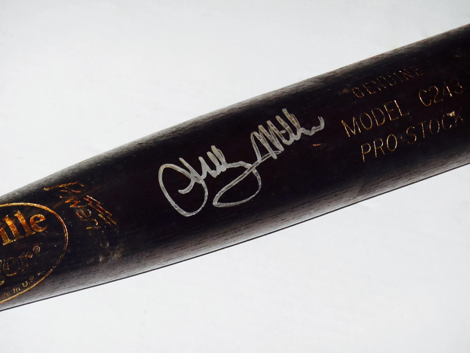 SHELBY MILLER AUTOGRAPHED BAT (CARDINALS / METS) - Spring Training Used Bat!