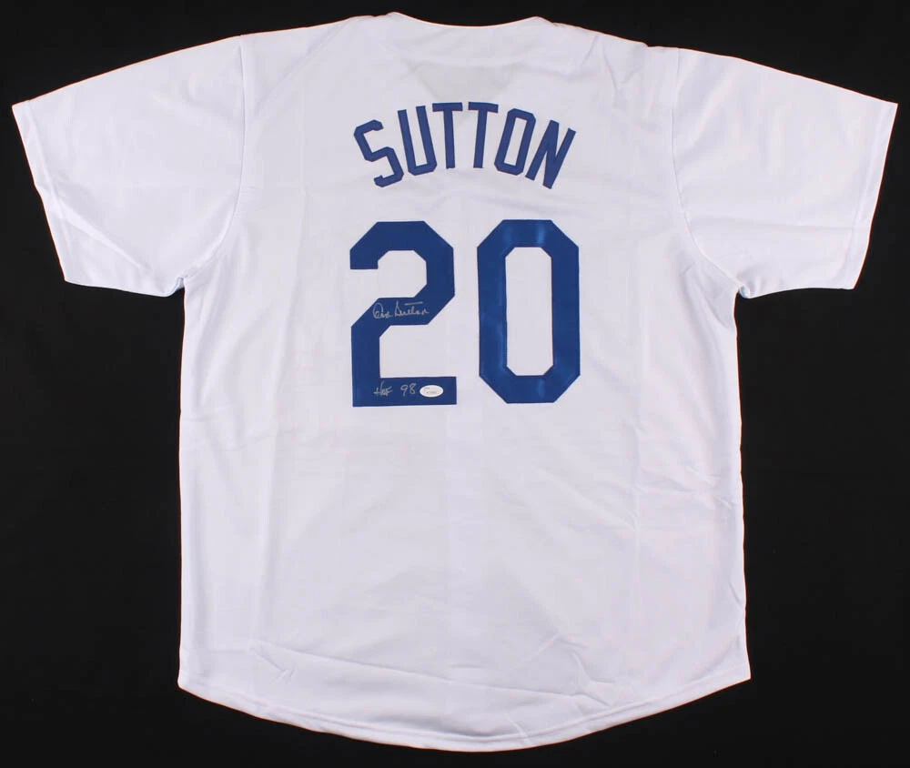 DON SUTTON AUTOGRAPHED CUSTOM JERSEY (LOS ANGELES DODGERS) - JSA COA!