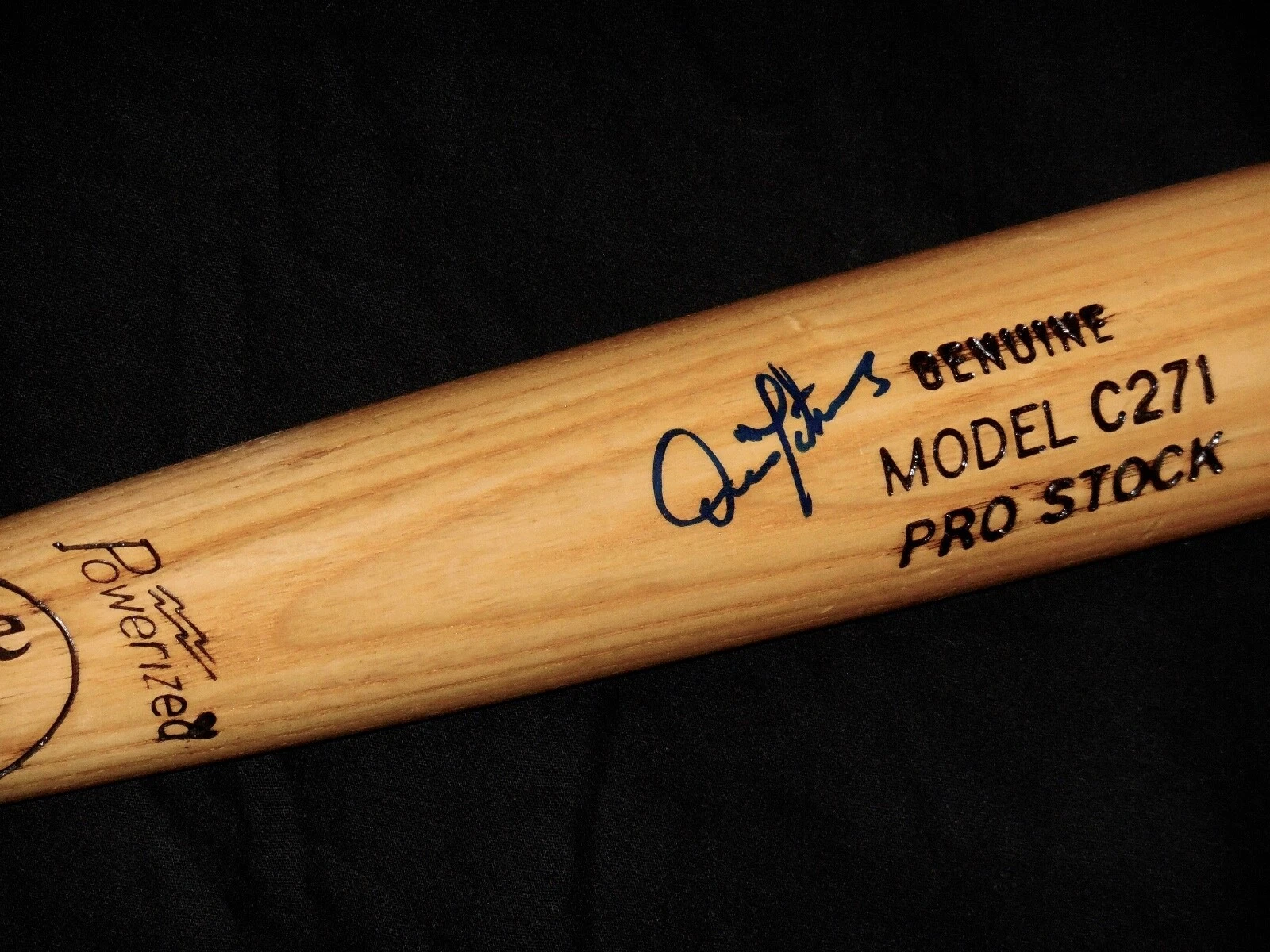 DENNIS MARTINEZ AUTOGRAPHED BAT (BALTIMORE ORIOLES) - Spring Training Used Bat!