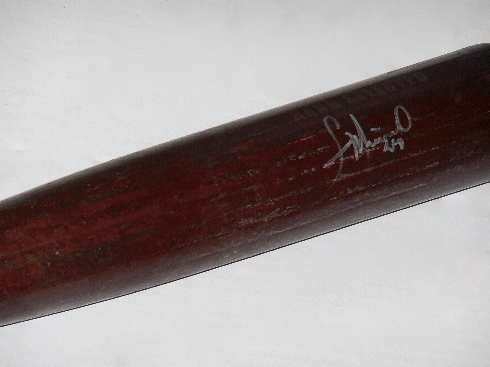 FRANCISCO LIRIANO AUTOGRAPHED BAT (MINNESOTA TWINS) - Spring Training Used Bat!