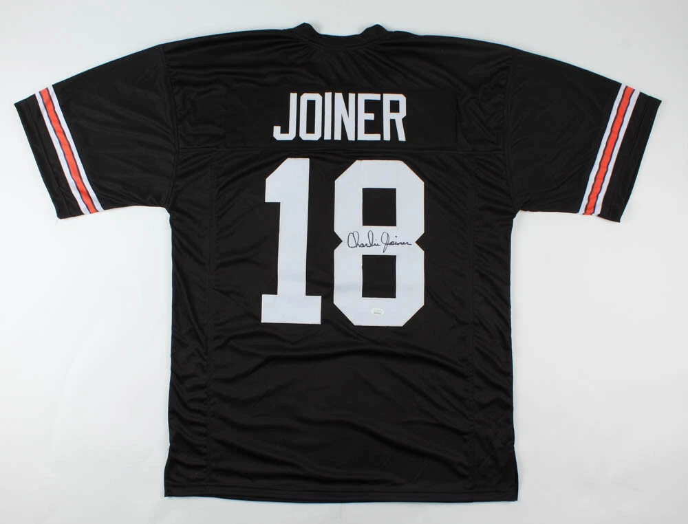 CHARLIE JOINER AUTOGRAPHED CUSTOM JERSEY (CINCINNATI BENGALS) - JSA COA!