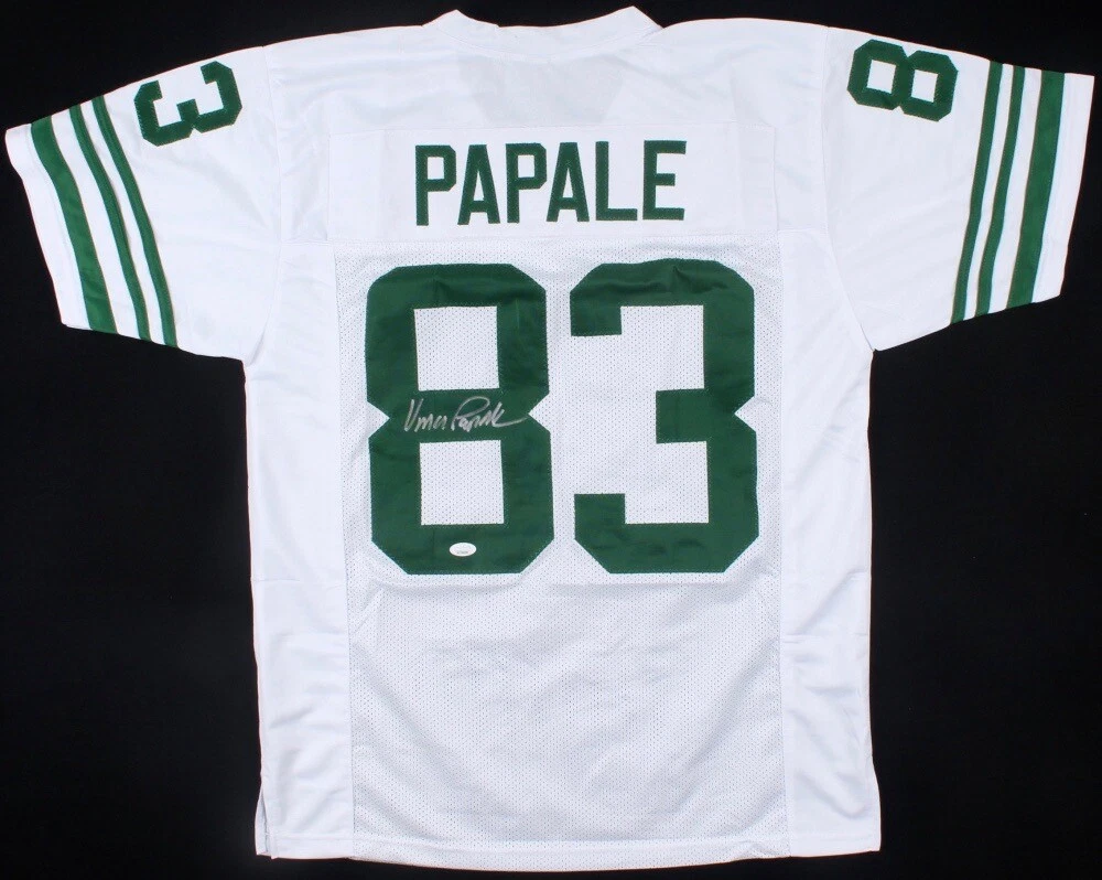 VINCE PAPALE AUTOGRAPHED CUSTOM JERSEY (PHILADELPHIA EAGLES) - JSA COA!