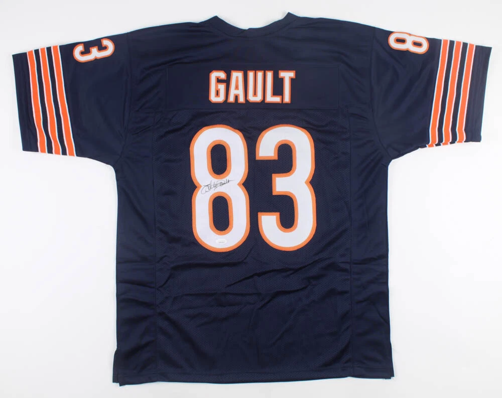 WILLIE GAULT AUTOGRAPHED CUSTOM JERSEY (CHICAGO BEARS) - JSA COA!