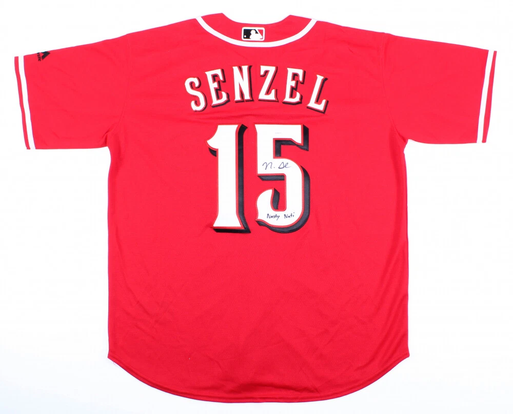 NICK SENZEL AUTOGRAPHED JERSEY (CINCINNATI REDS) - JSA COA!