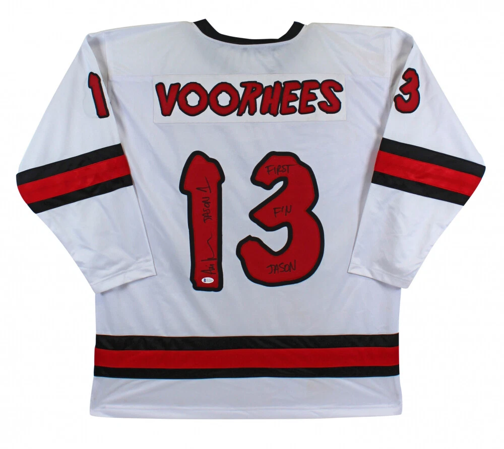 ARI LEHMAN AUTOGRAPHED FRIDAY THE 13TH JERSEY (JASON VOORHEES) – BECKETT COA! COLLECTIBLE MEMORABILIA