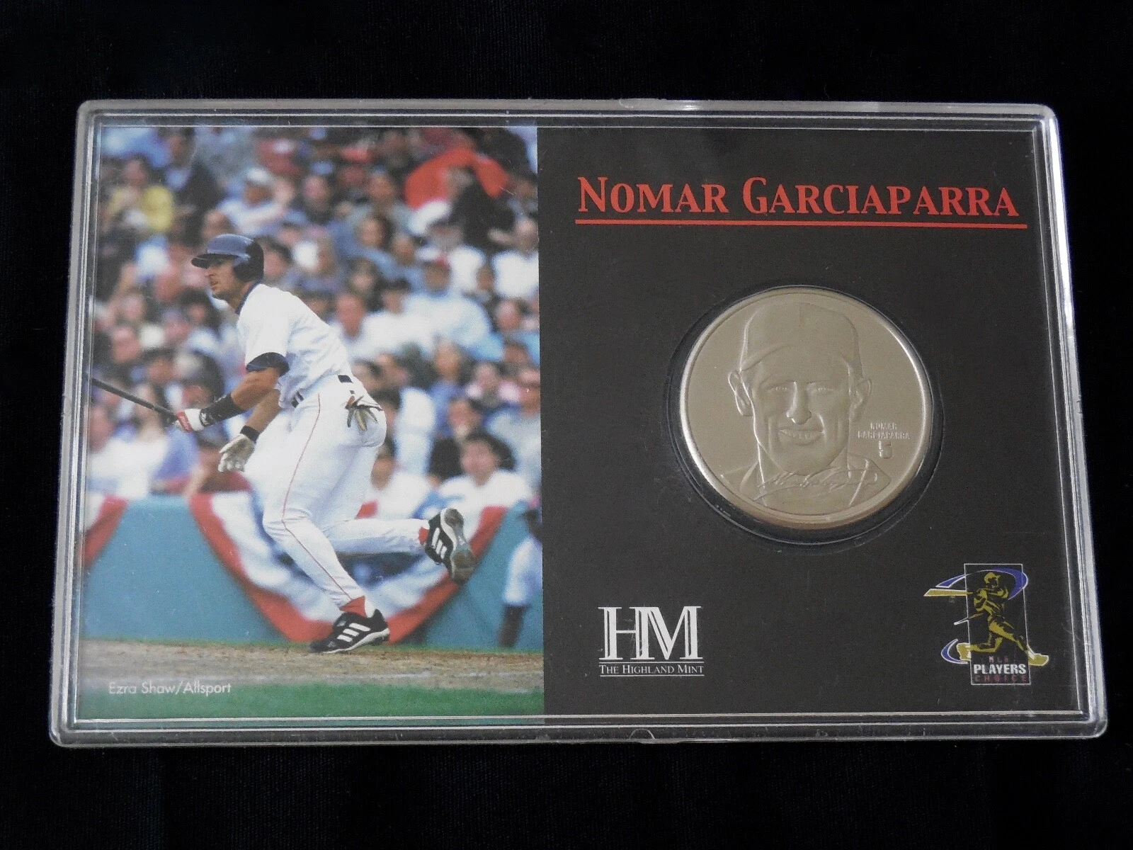 NOMAR GARCIAPARRA SILVER COIN MEDALLION - HIGHLAND MINT - BOSTON RED SOX!