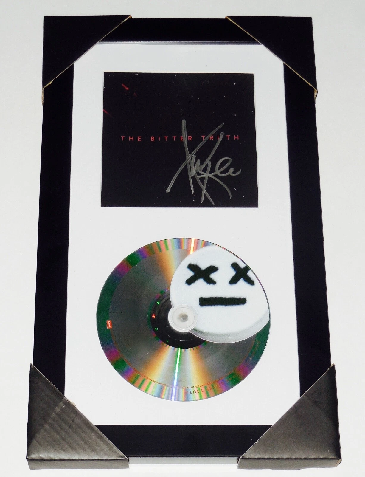 AMY LEE AUTOGRAPHED EVANESCENCE BITTER TRUTH CD COVER (FRAMED & MATTED) - COA!
