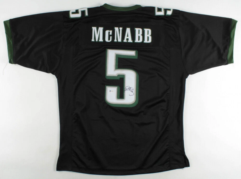 DONOVAN MCNABB AUTOGRAPHED CUSTOM JERSEY (PHILADELPHIA EAGLES) - BECKETT COA!