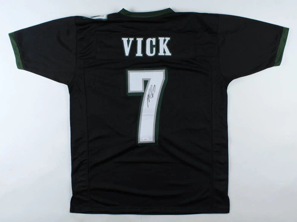 MICHAEL VICK AUTOGRAPHED CUSTOM JERSEY (PHILADELPHIA EAGLES) - JSA COA!