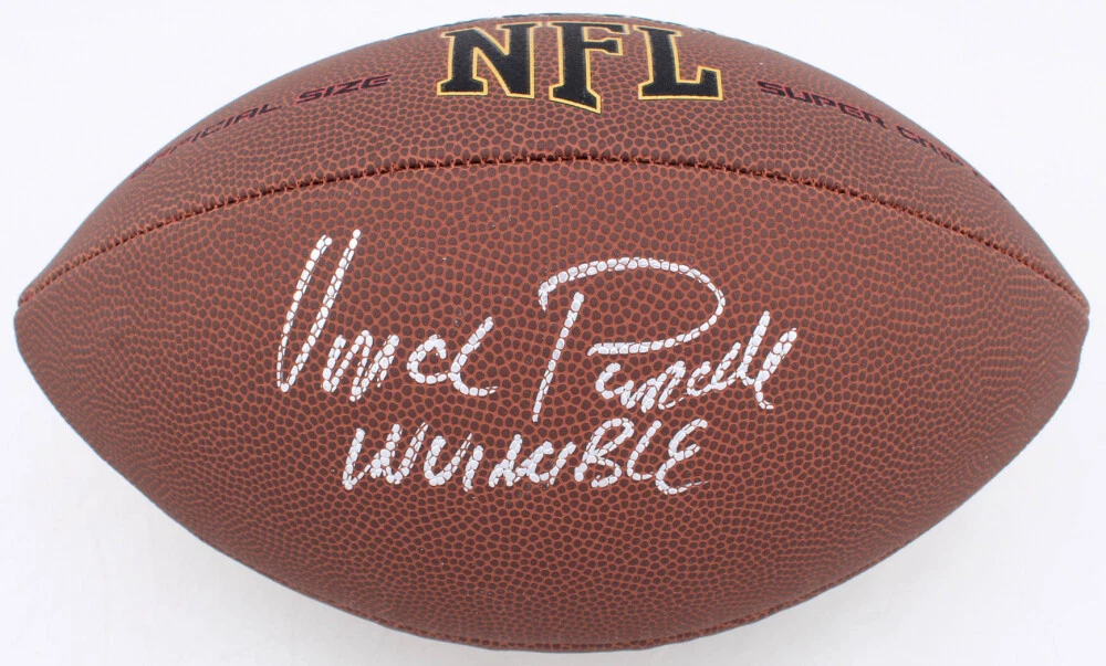 VINCE PAPALE AUTOGRAPHED FOOTBALL (PHILADELPHIA EAGLES) - JSA COA!