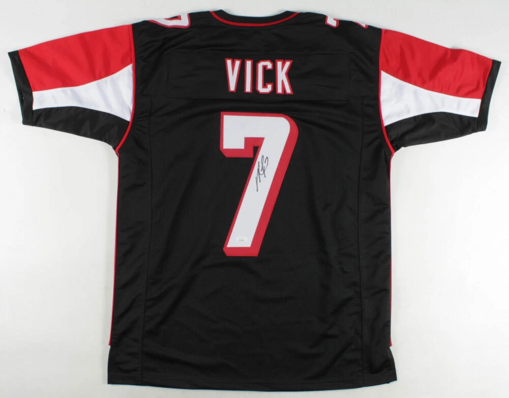 MICHAEL VICK AUTOGRAPHED CUSTOM JERSEY (ATLANTA FALCONS) - JSA COA!
