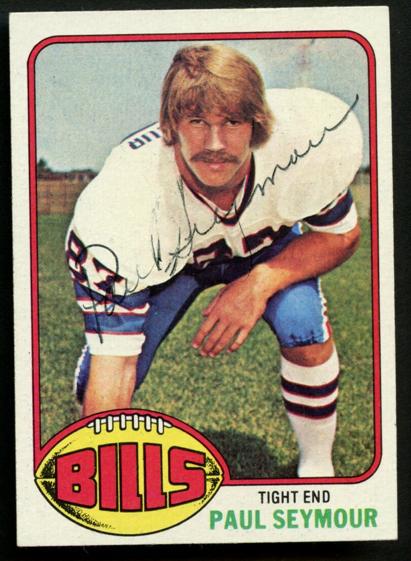 Paul Seymour #489 signed autograph auto 1976 Topps Football Trading Card