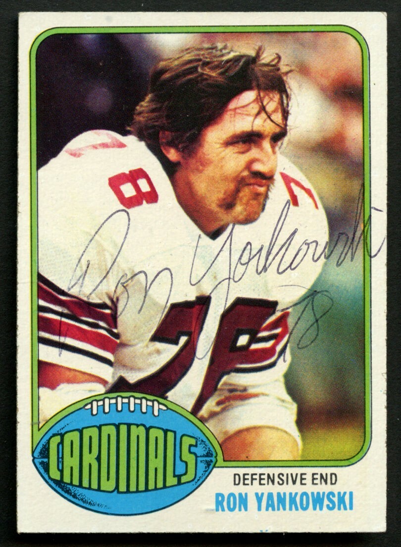 Ron Yankowski #26 signed autograph auto 1976 Topps Football Trading Card