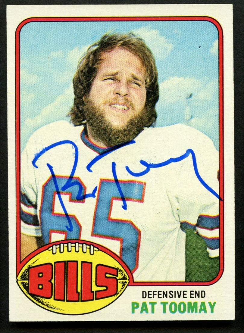 Pat Toomay #94 signed autograph auto 1976 Topps Football Trading Card