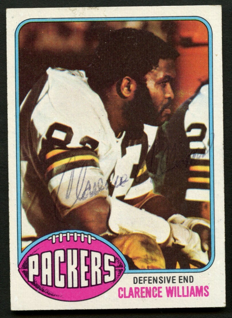 Clarence Williams #282 signed autograph auto 1976 Topps Football Trading Card