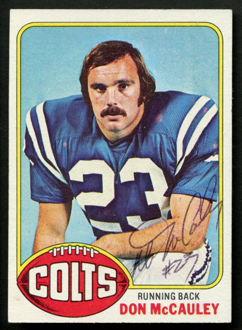 Don MaCauley #328 signed autograph auto 1976 Topps Football Trading Card