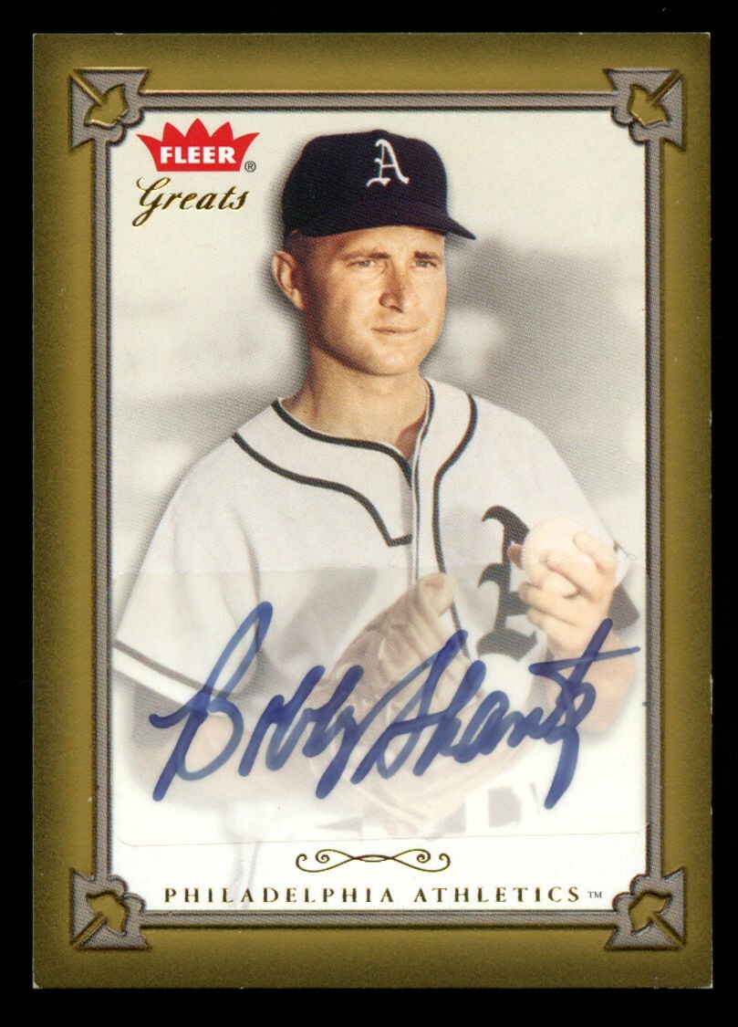 Bobby Shantz #GBA-BS signed autograph 2004 Fleer Greats of the Game Baseball ~