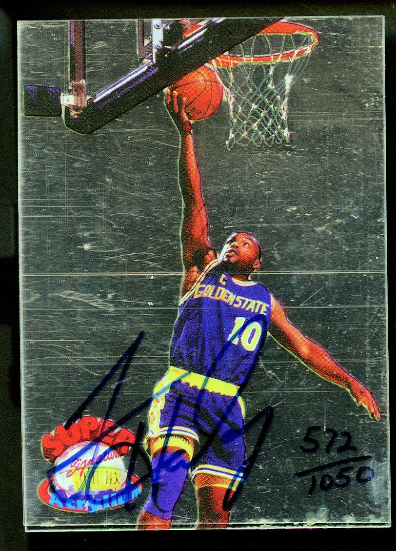 Tim Hardaway signed autograph Signature Rookies Super Acrylium Card ~