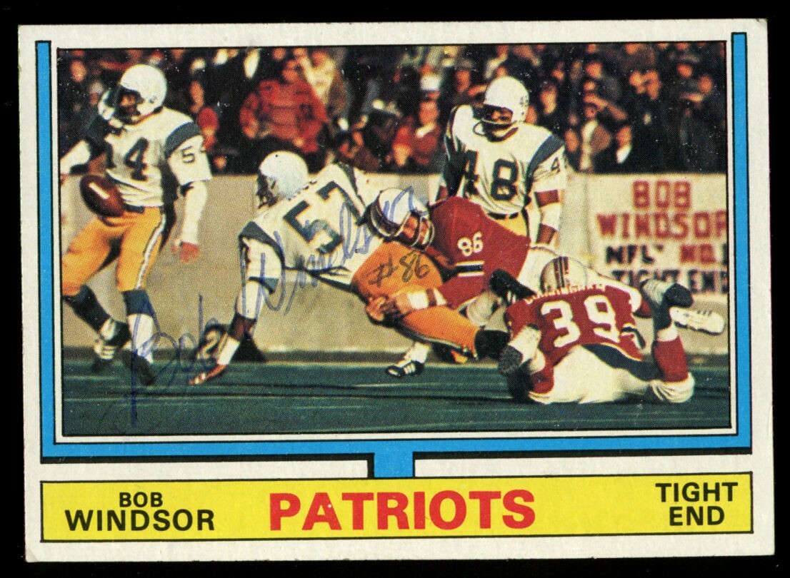 Bob Windsor #49 signed autograph auto 1974 Topps Football Trading Card