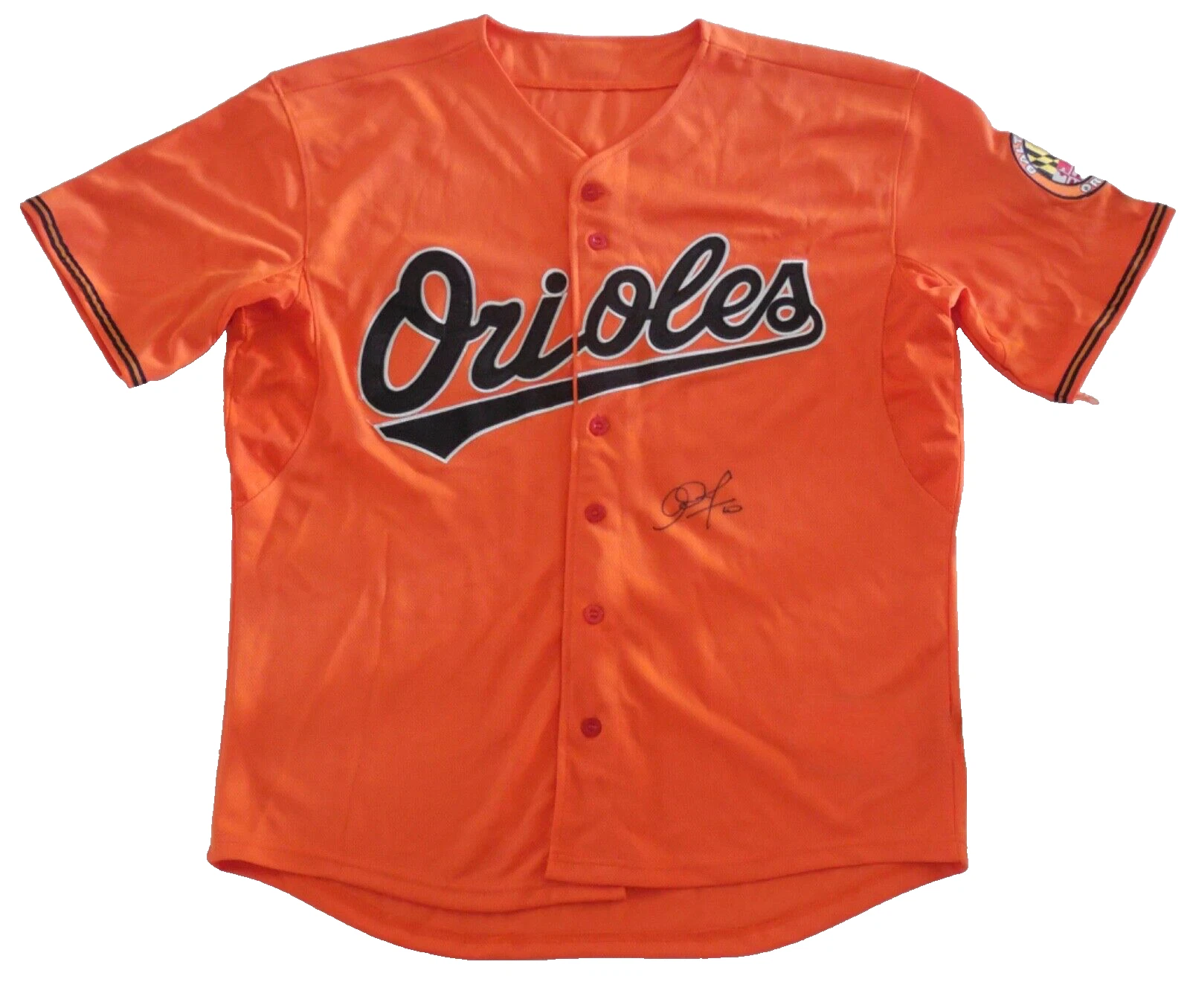 ADAM JONES AUTOGRAPHED CUSTOM JERSEY (BALTIMORE ORIOLES) - 5X All-Star!
