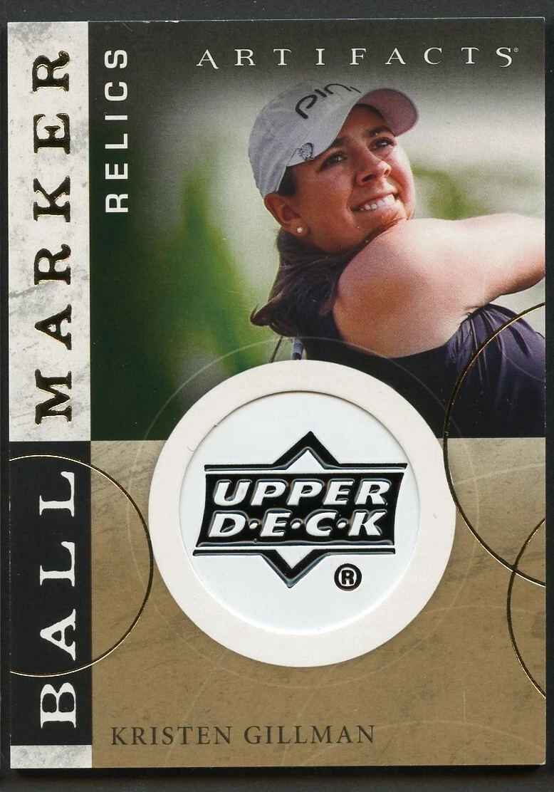 Kristen Gillman #BM-KG Upper Deck Ball Marker Relics Artifacts Golf Card