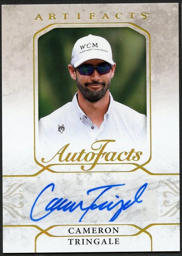 Cameron Tringale #A-CT signed autograph auto Artifacts Upper Deck Golf Card